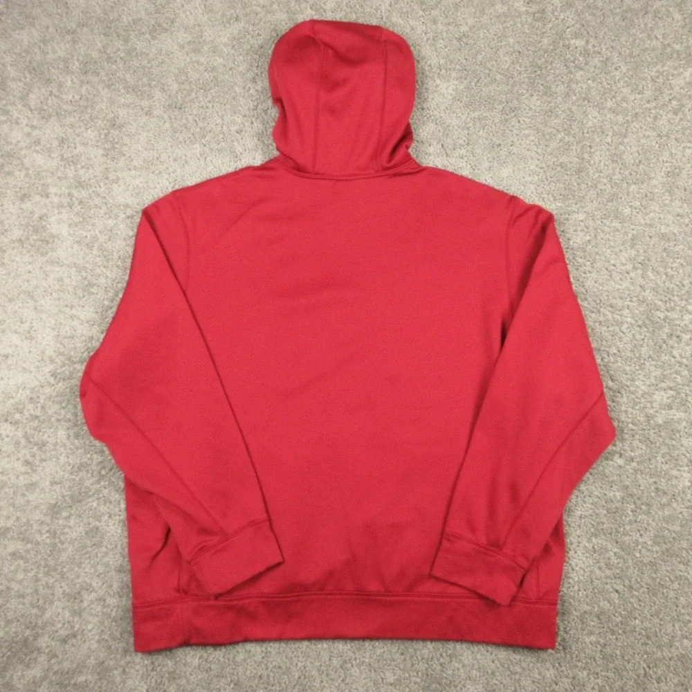 Alabama Crimson Tide Sweater Mens 2XL Red Hoodie Sweatshirt Nike Thermafit NCAA